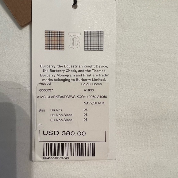 Burberry Nvay/Black belt - Picture 4 of 6